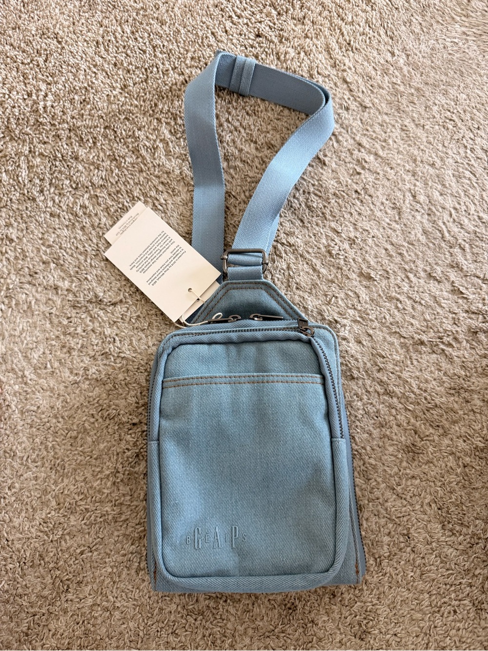 Gap x BÉIS The Sport Sling 
in Denim Blue